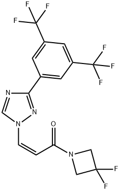 (Z)-3-(3-(3,5-bis(trifluoroMethyl)phenyl)-1H-1,2,4-triazol-1-yl)-1-(3,3-