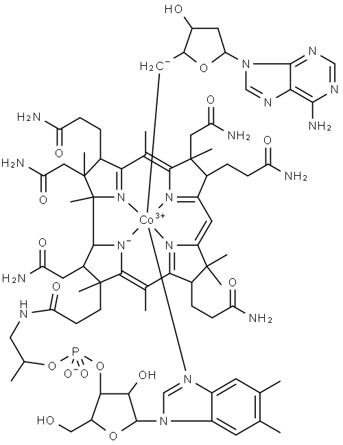 2',5'-dideoxyadenosylcobalamin Struktur