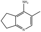 5H-Cyclopenta[b]pyridin-4-amine,6,7-dihydro-3-methyl-(9CI) Struktur