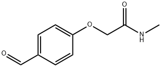 2-(4-formylphenoxy)-N-methylacetamide Struktur