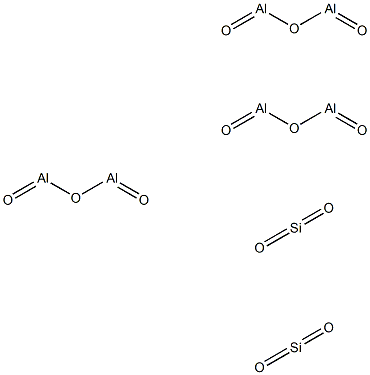 Refractories, fibers, aluminosilicate Struktur