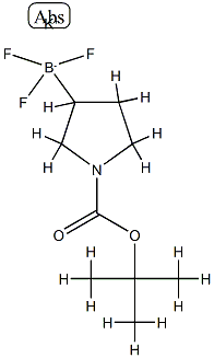 PotassiuM 1-Boc-pyrrolidine-3-trifluoroborate Struktur