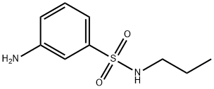 3-amino-N-propylbenzenesulfonamide Struktur