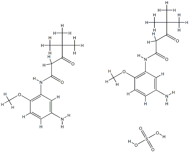 N-5-AmiNo-2-methoxypheNyl-pivaloylacetamide Struktur