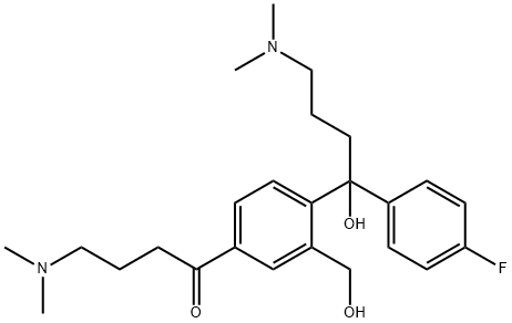 1-Descyano 1-(4-DiMethylaMino)oxobutyl Citadiol Struktur