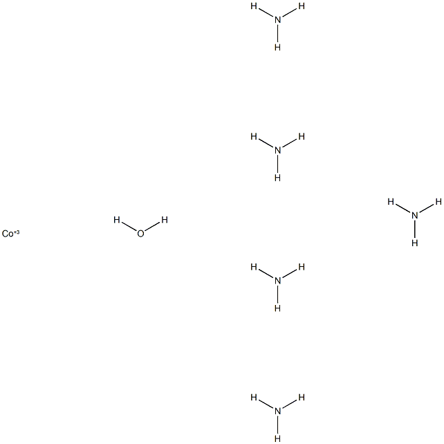 pentaammineaquocobalt(III) Struktur