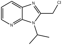 2-CHLOROMETHYL-3-ISOPROPYL-3H-IMIDAZO[4,5-B]PYRIDINE Struktur