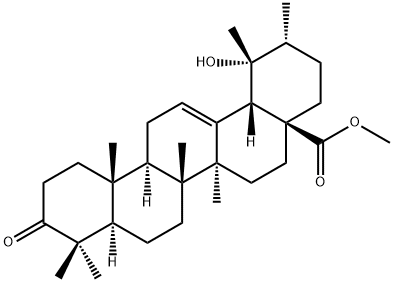 3-Oxopomolic acid methyl ester Struktur