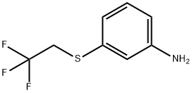 3-((2,2,2- trifluoroethyl)thio)aniline Struktur