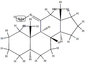 5α-Androstan-11-one oxime Struktur