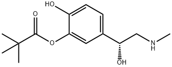 3-pivaloylepinephrine Struktur