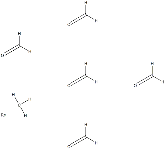 Rhenium,pentacarbonylmethyl-, (OC-6-21)- Struktur