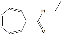 2,4,6-Cycloheptatriene-1-carboxamide,N-ethyl-(7CI,8CI) Struktur