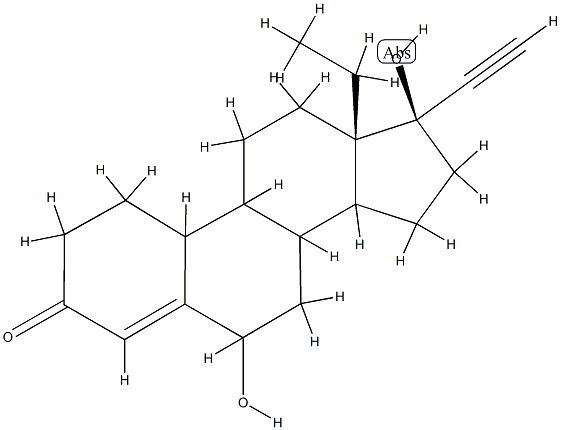 6-Hydroxy-levonorgestrel Struktur