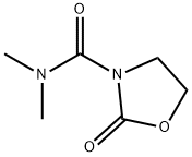 3-Oxazolidinecarboxamide,N,N-dimethyl-2-oxo-(9CI) Struktur