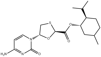 ent-LaMivudine Acid (1S,2R,5S)-5-Methyl-2-isopropylcyclohexyl Ester Struktur