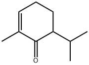 2-Cyclohexen-1-one,2-methyl-6-(1-methylethyl)-(9CI) Struktur