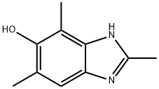 1H-Benzimidazol-5-ol,2,4,6-trimethyl-(9CI) Struktur