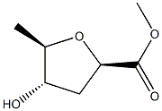 D-ribo-Hexonic acid, 2,5-anhydro-3,6-dideoxy-, methyl ester (9CI) Struktur