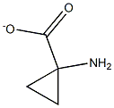 Cyclopropanecarboxylic acid, 1-amino-, ion(1-) (9CI) Struktur