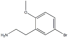 2-(5-bromo-2-methoxyphenyl)ethanamine Struktur