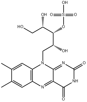 riboflavin 3'-sulfate Struktur