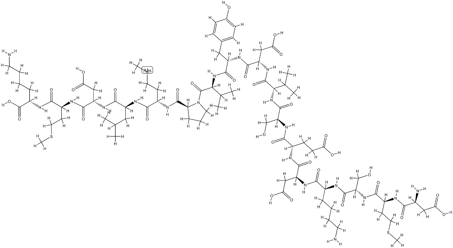 PLATELET DERIVED GROWTH FACTOR FRAGMENT 742-758 Struktur