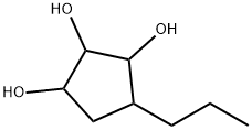 1,2,3-Cyclopentanetriol,4-propyl-(9CI) Struktur