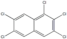 1,2,3,6,7-PENTACHLORONAPHTHALENE Struktur