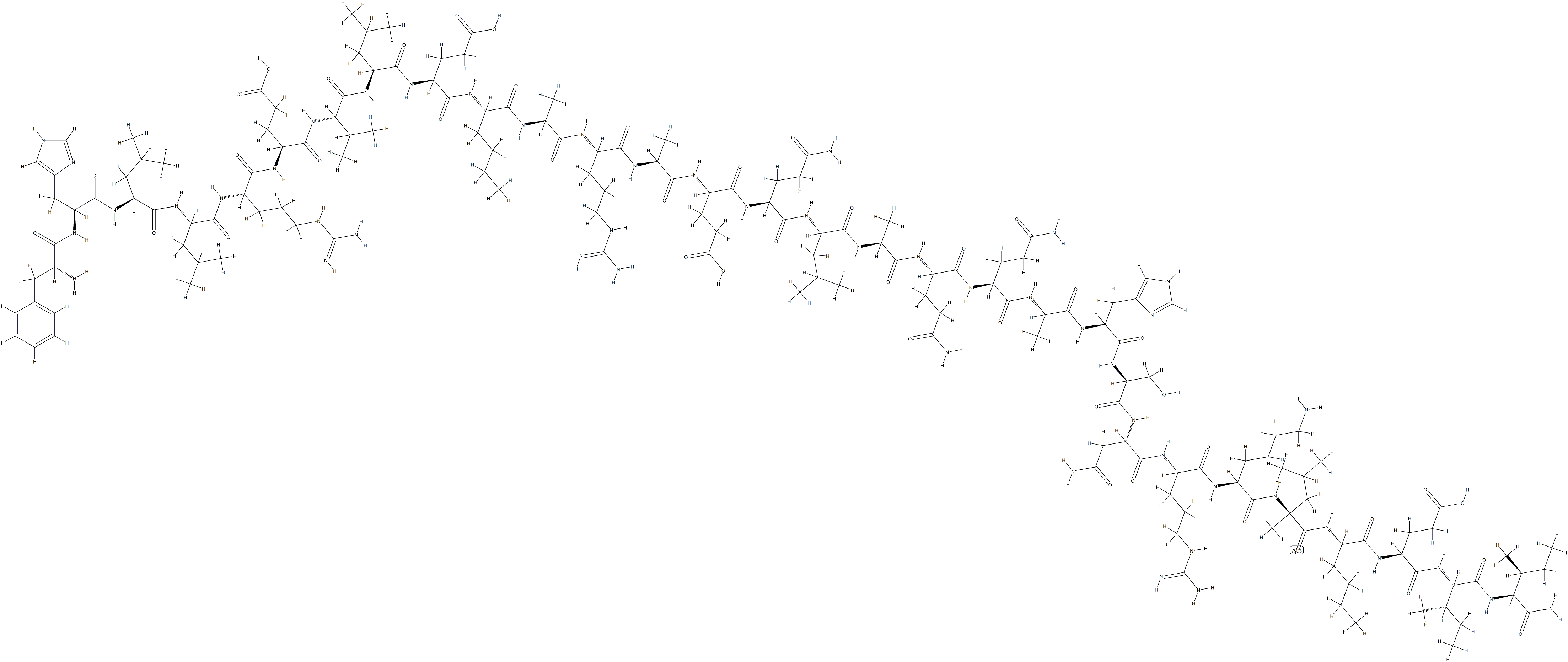 (D-Phe12,Nle21·38,α-Me-Leu37)-CRF (12-41) (human, rat) Struktur