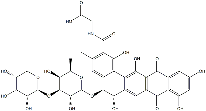 11-OH PRADIMICIN T1 Struktur