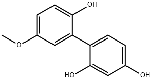 [1,1-Biphenyl]-2,2,4-triol,5-methoxy-(9CI) Struktur