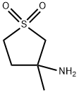 (3-Methyl-1,1-dioxidotetrahydro-3-thienyl)aMine hydrochloride (SALTDATA: HCl) Struktur