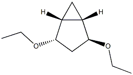 Bicyclo[3.1.0]hexane, 2,4-diethoxy-, (1-alpha-,2-alpha-,4-ba-,5-alpha-)- (9CI) Struktur