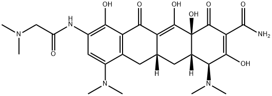 9-(N,N-dimethylglycylamido)minocycline Struktur