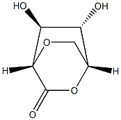 D-Mannonic acid, 2,6-anhydro-, delta-lactone (9CI) Struktur