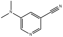 3-Pyridinecarbonitrile,5-(dimethylamino)-(9CI) Struktur