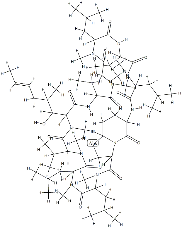 tricyclic cyclosporin A Struktur