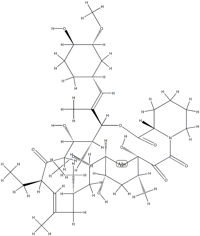 13-O-desmethylascomycin Struktur