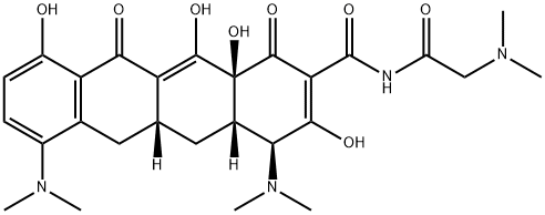 N,N-dimethylglycylamidominocycline Struktur