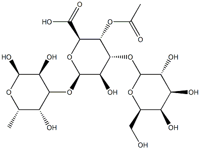 polysaccharide S-156 Struktur