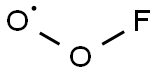 Dioxygen monofluoride Struktur