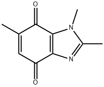 1H-Benzimidazole-4,7-dione,1,2,6-trimethyl-(9CI) Struktur