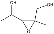 2,3-Oxiranedimethanol,  -alpha-3,2-dimethyl-  (9CI) Struktur