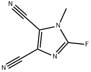 1H-Imidazole-4,5-dicarbonitrile,2-fluoro-1-methyl-(9CI) Struktur