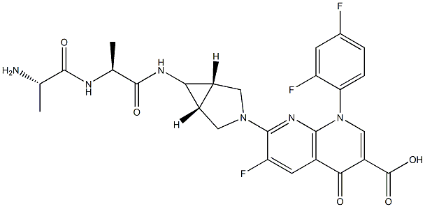 Alatrofloxacin Struktur