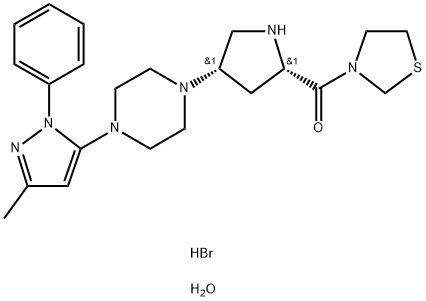 Teneligliptin Hydrobromide Hydrate Struktur