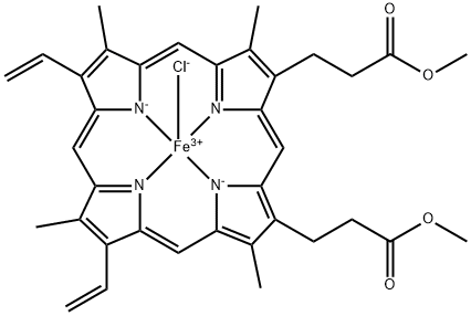 hemin dimethyl ester Struktur