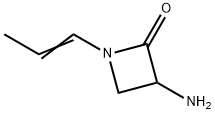 2-Azetidinone,3-amino-1-(1-propenyl)-(9CI) Struktur