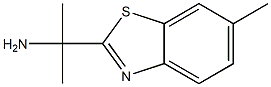 2-Benzothiazolemethanamine,alpha,alpha,6-trimethyl-(9CI) Struktur